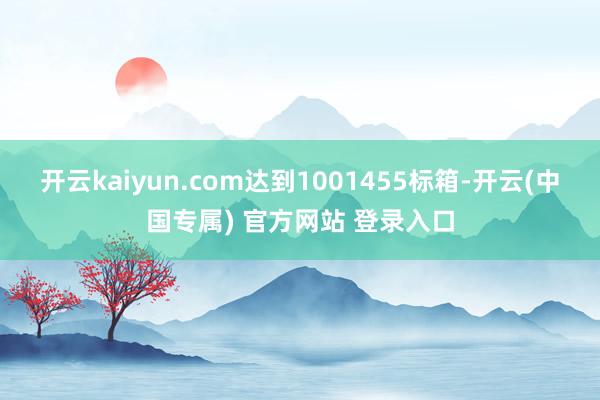 开云kaiyun.com达到1001455标箱-开云(中国专属) 官方网站 登录入口