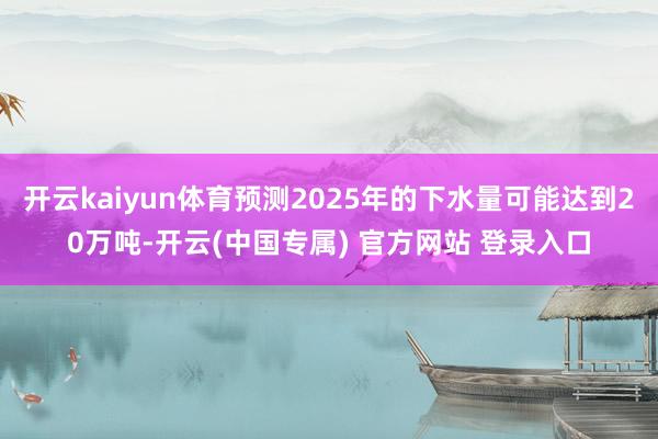开云kaiyun体育预测2025年的下水量可能达到20万吨-开云(中国专属) 官方网站 登录入口